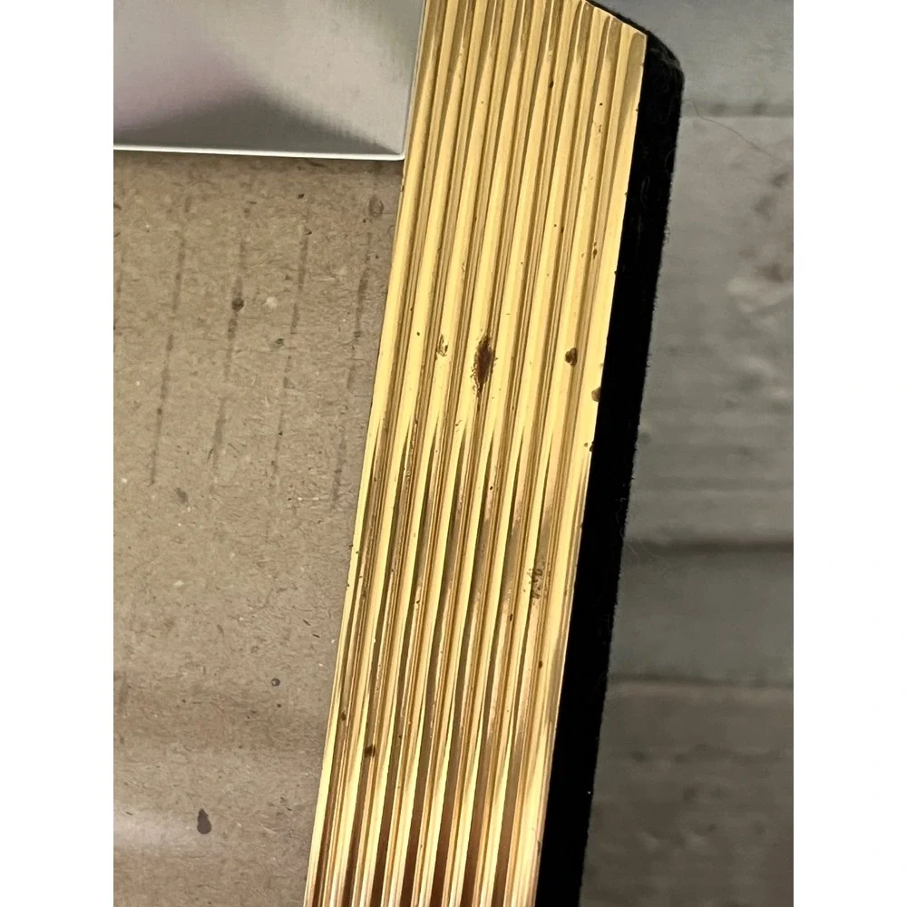 Vintage Art Deco Set of 4 Gold & Silver Color Two Tone Picture‎ Frames